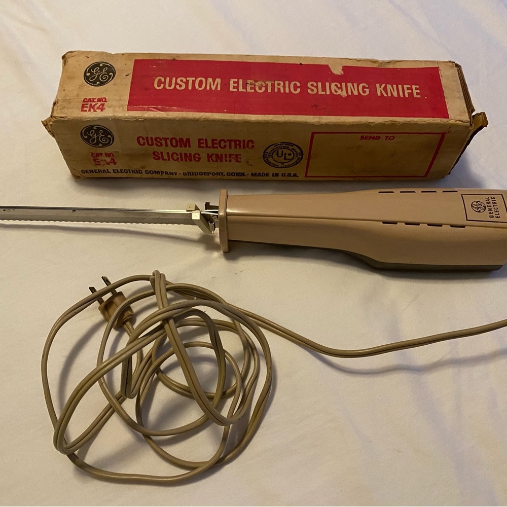 Vintage Custom Electric Slicing Knife by General Electric